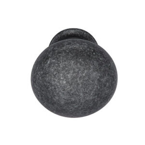 Antique Mushroom Knob, Iron & Pewter Finish - Image 3