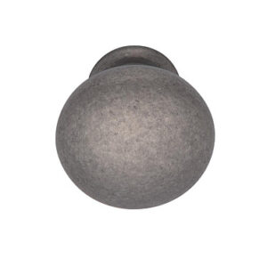 Antique Mushroom Knob, Iron & Pewter Finish - Image 2