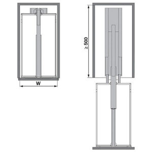Dispensa Pantry With Clickfixx, Pull Out Larder Unit - Image 5