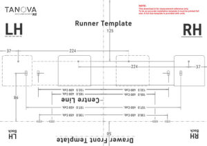 Tanova Simplex Plus Laundry Hamper System - 450mm 2 X 36L - Image 3