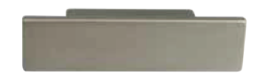 Nickel And Chrome Plated Matt Finish Furniture Handle - Image 2