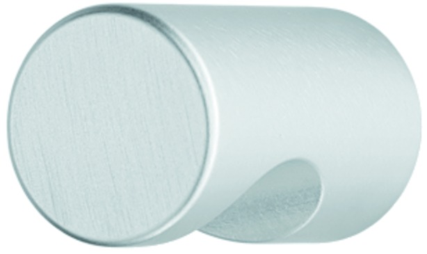 Aluminium Silver Coloured Flush Door Knob