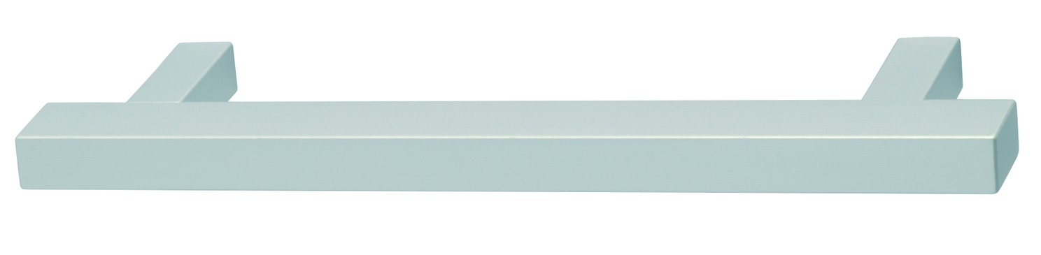 Silver Coloured, Anodised Bar Handle, Hole Spacing 128mm