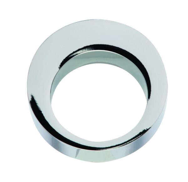 Pull Handles-Aluminium, Chrome Plated, Polished, Hole spacing 16mm