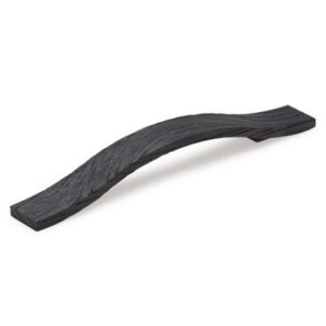 Momo Calin Timber Bow Handle 160mm In Black Woodgrain