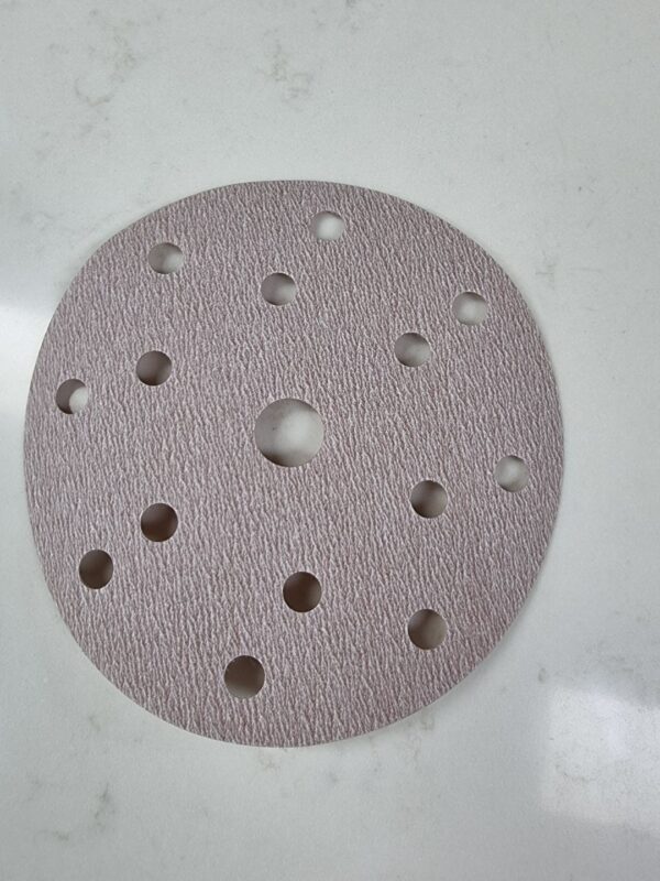 Lucca 150mm , 15 Hole Velcro Sandpaper Disc