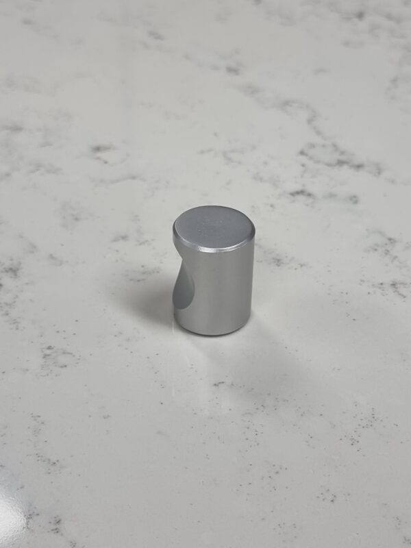 Hafele Finger Post Knob Satin Chrome