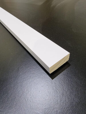White Timber Wrap Rail Cabinet Support - Image 1