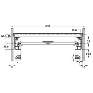 Hafele Ninka One2XL Waste Bin - Image 2