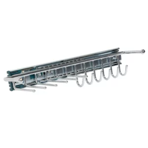 Starax Pull-Out Combi Rail Rack, Steel - Image 2