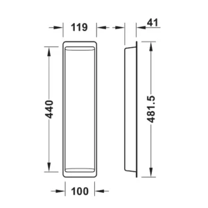 Hafele DressCode Accessories Tray, Plastic - Image 3