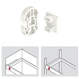 DressCode Adapter for Customised Wooden Panel, White - Image 2
