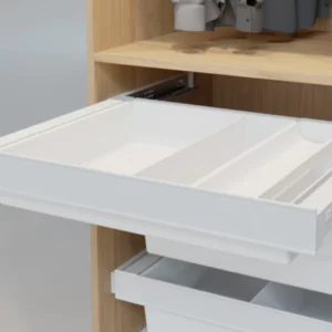 Hafele Designer Panel for Pull-Out Frame, Aluminium - Image 1