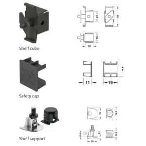 Hafele DressCode Shelf Cube Set - Image 2