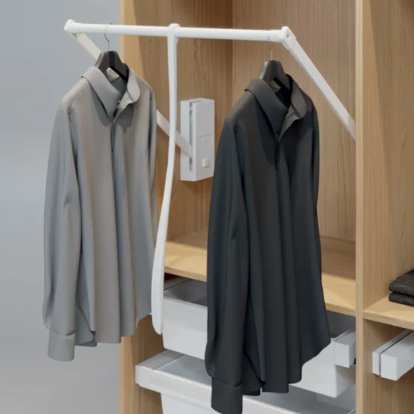 Hafele Wardrobe Lift, soft-closing mechanism