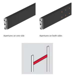 Hafele DressCode Aluminium Frame, Foil-covered finish - Image 2