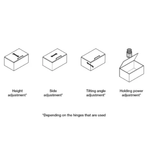 Hafele Maxi Up arm only, Lid stay - Image 4