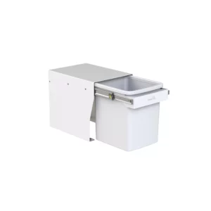 Hideaway Waste Bin Compact Soft-Close 1x15 Ltr (Door Pull) - Image 4