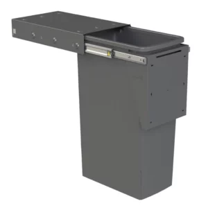Hideaway Waste Bin Compact Soft-Close 1x40 Ltr (Door Pull) - Image 2