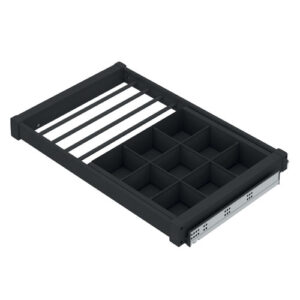 Soft Close Pull-Out Trouser Rack With Belt Tray - Image 2