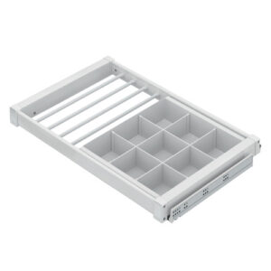 Soft Close Pull-Out Trouser Rack With Belt Tray - Image 1