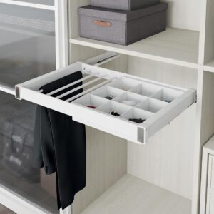 Soft Close Pull-Out Trouser Rack With Belt Tray - Image 4