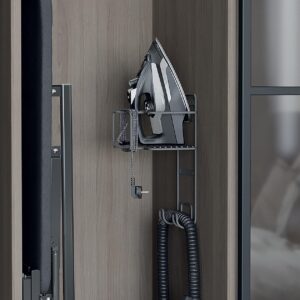 Storg Riki Wall Mount Iron Storage Rack, Anthracite - Image 2