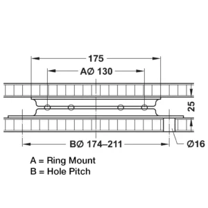 Hafele Turntable Rotates through 90° - Image 2