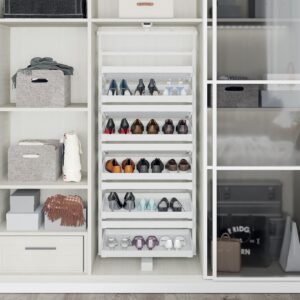 Storg Riki Swivel Shoe Rack, 10 Angled shelves - Image 3