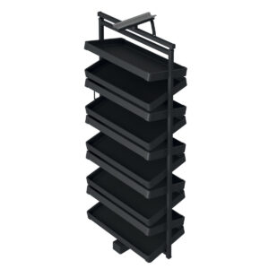 Storg Riki Swivel Shoe Rack, 10 Angled shelves - Image 2
