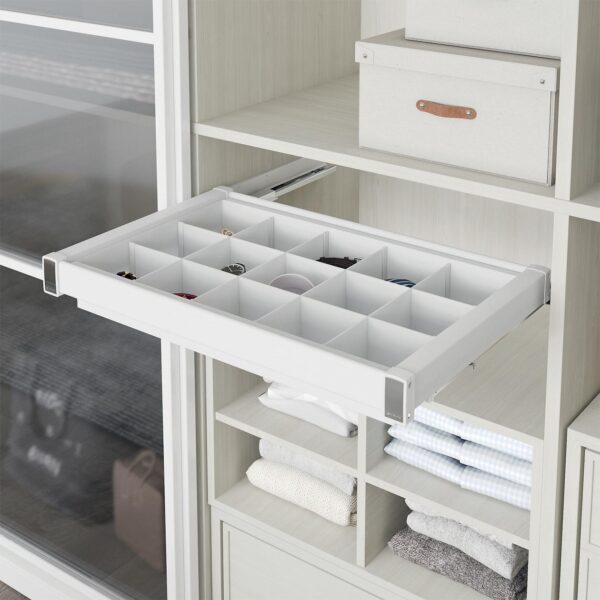 Soft Close Pull-Out drawer with Plastic Dividers, 600mm