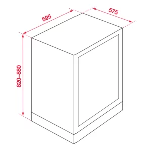 Hafele 142L Beverage Fridge - Image 2