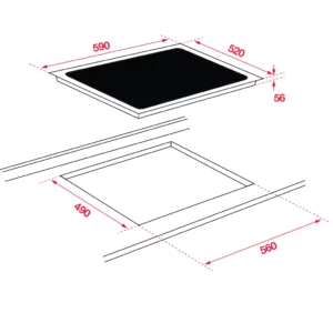 Hafele 60cm Induction Cooktop - Image 2