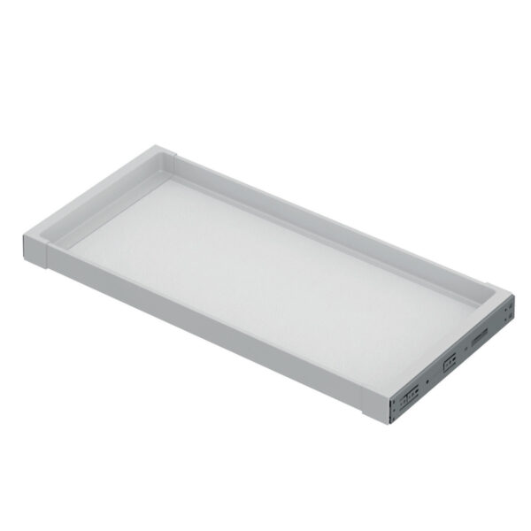 Soft Close 600mm Pull-Out Shelf with Aluminium frame