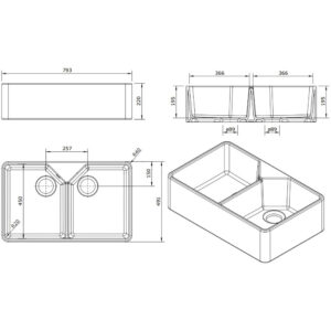 Turner Hastings Double-glazed fine fireclay sink - Image 3