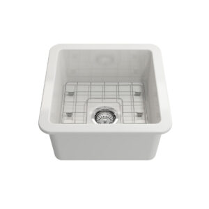 Cuisine 46 Single Bowl Sink, White - Image 2