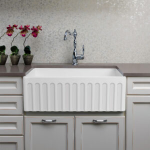 Novi 75 Single Bowl Butler Sink, Fine Fireclay - Image 2