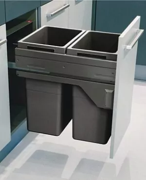 Hailo Euro Cargo ST45/60 Grey 1 x Replacement Bin