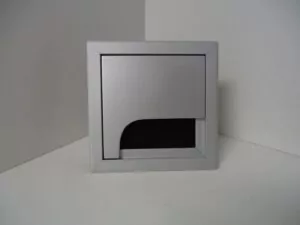 Aluminum Square Cable Computer Desk Outlet Grommet Tidy Insert
