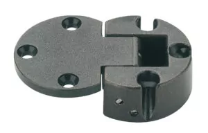 Flap Hinge, Plano-Medial, Zinc Alloy Burnished, 90° Degree