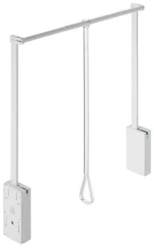 Hafele White Soft Close Wardrobe Lift For Internal Cabinet