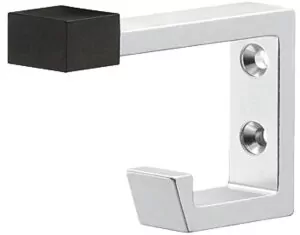 Square Aluminium Coat Hook For Wardrobe & Bathroom