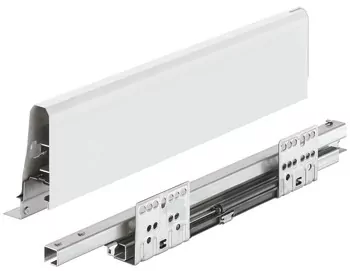 Hafele Matrix 35S 120mm drawer height with railing